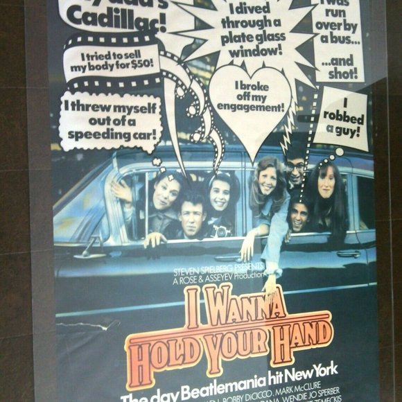 Movie Poster Steven Spielberg Original I Wanna Hold Your Hand Beatlemania Film - Picture 3 of 16